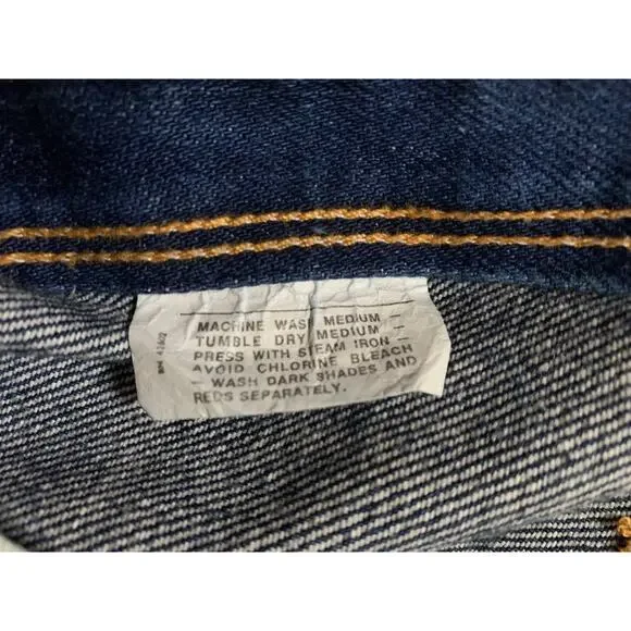 Vintage Polo Jeans Ralph Lauren Black Mens Size 38 Denim